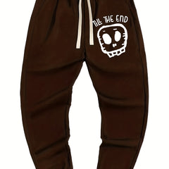Men s Drawstring Pocket Sweatpants Loose Casual Comfy Jogger Pants