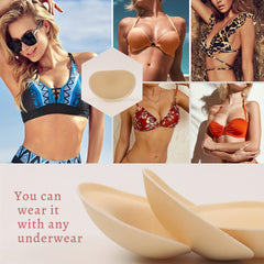 3 Pairs Sponge Bra Insert Pads Anti-convex Enhancer Women's Lingerie