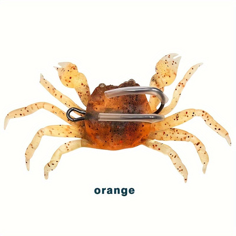 Bionic Crab Soft Bait with Double Hook for Fishing