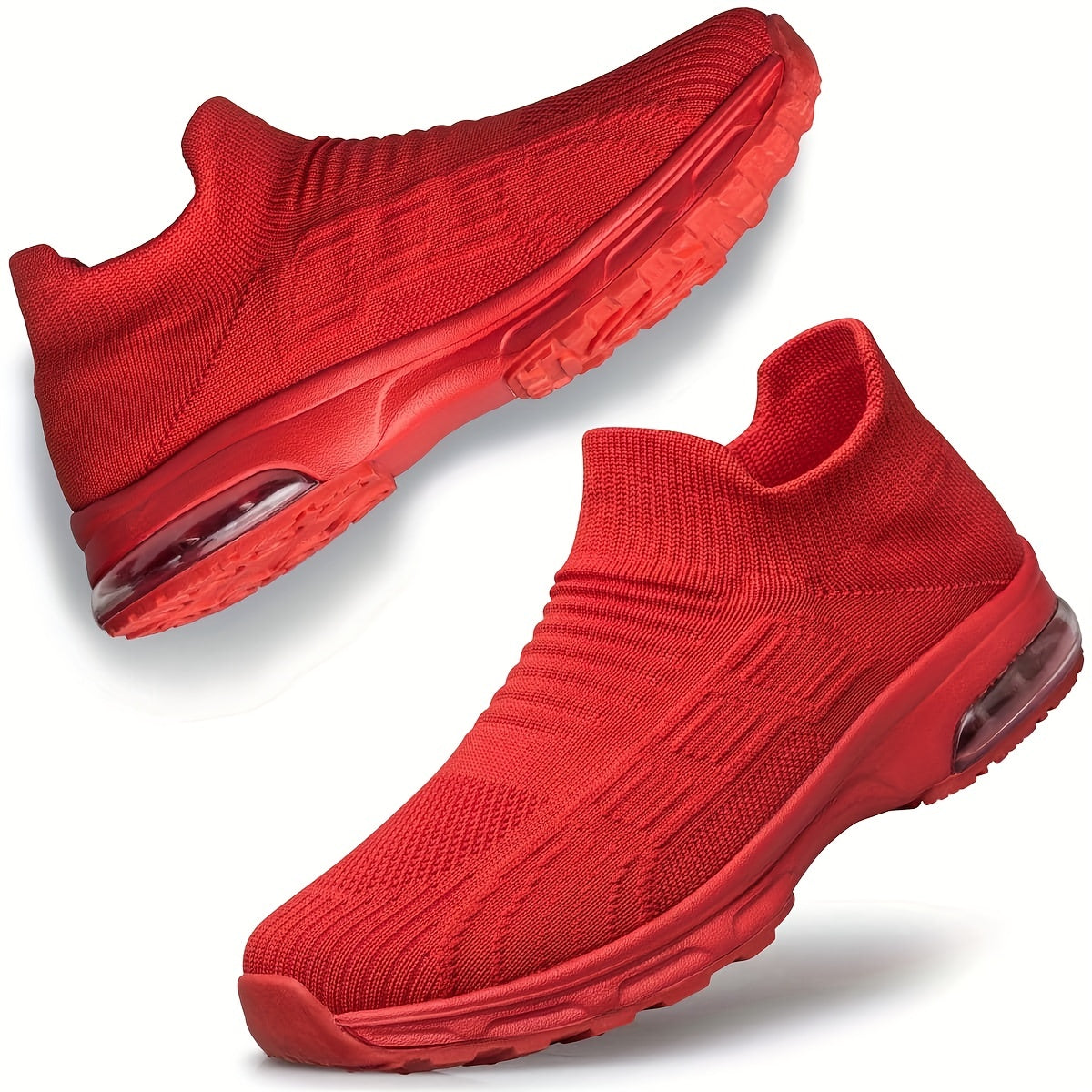 Women's Breathable Slip On Sneakers Low Light Shoes