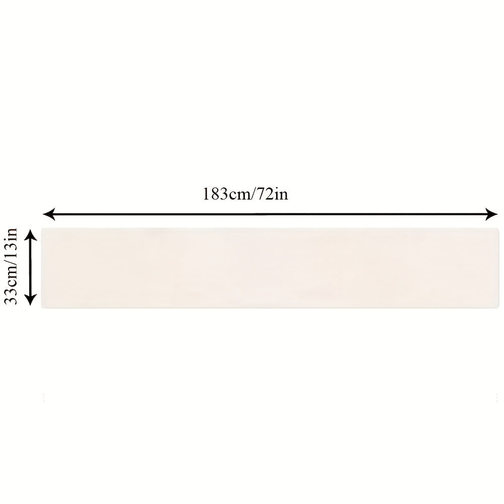 Linen Table Runner Flower Pattern Spring Autumn Table Cover