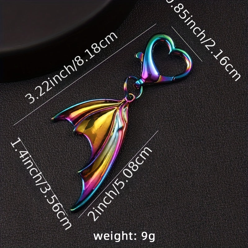 Y2K Colorful Fishtail Keychain For Girls Bag Pendant
