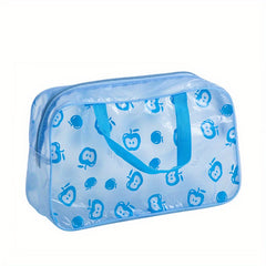 Clear Waterproof Makeup Pouch Toiletry Organizer & Travel Accessories