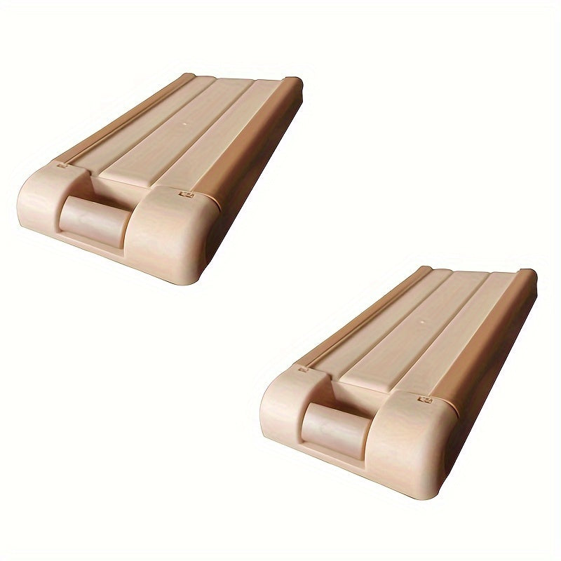 2pcs Under Desk Drawer Hidden Storage Box Large Capacity