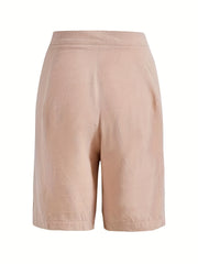 Comfy Solid Lounge Shorts Womens Bottoms