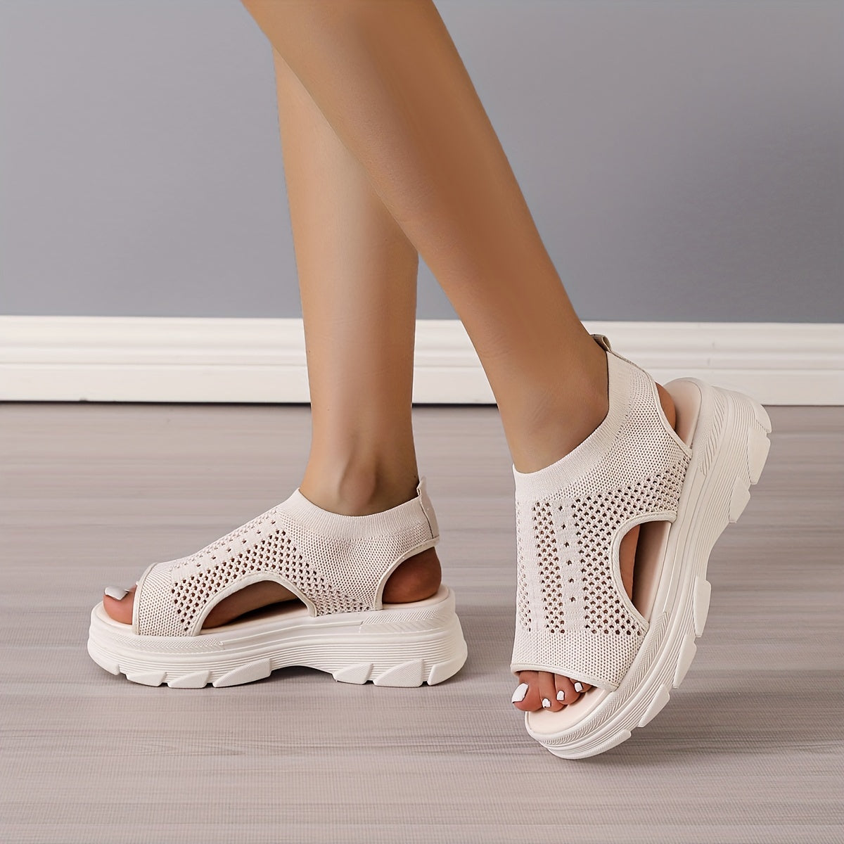 Women's Breathable Platform Sports Sandals