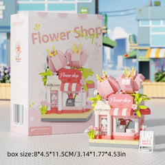 Flower Shop Building Blocks Set