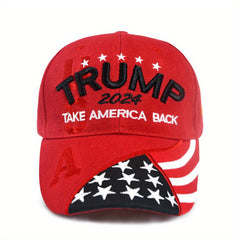 Flag Embroidery Baseball Cap Adjustable Unisex Dad Hats