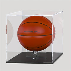 Acrylic Basketball Stand Football Display Holder Volleyball Rugby Soccer Storage