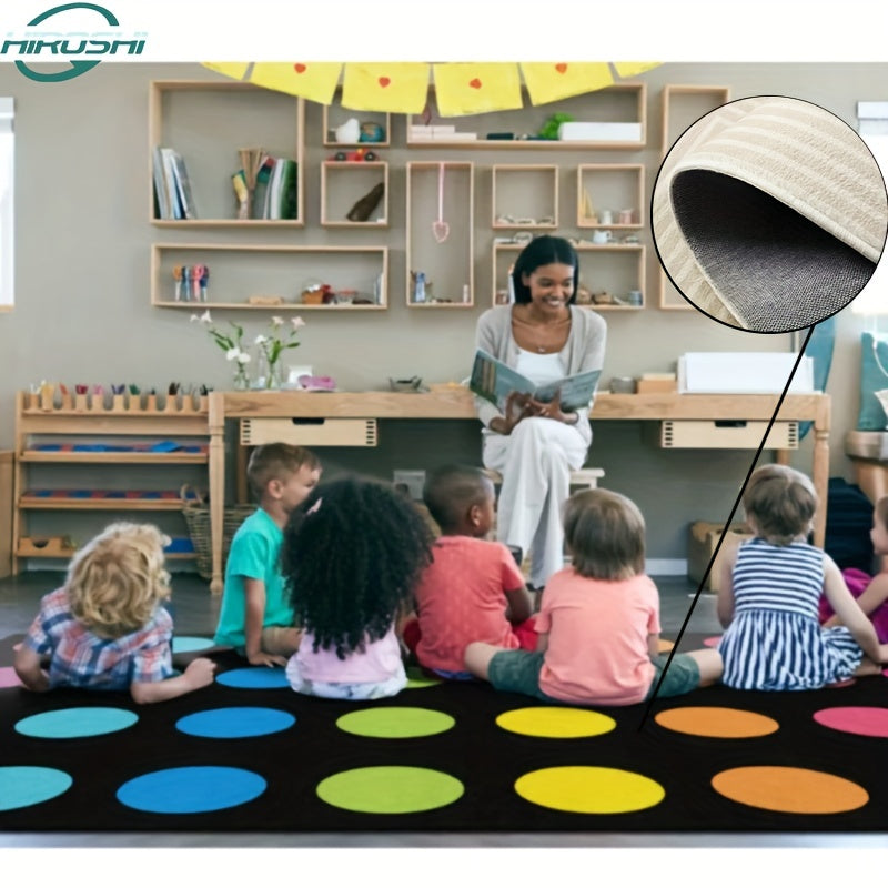 Colorful Classroom Carpets Elementary Kid Rug Educational Carpet