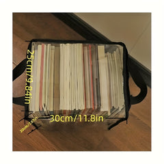 Transparent PVC Document Storage Bag Waterproof Organizer