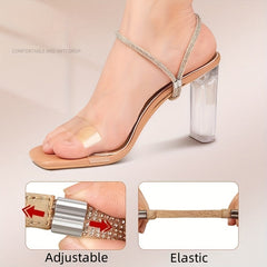 Elastic High Heels Shoe Straps Anti Drop Heel Straps Replacement