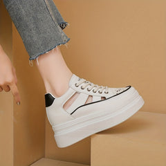 Breathable Walking Shoes Summer Casual Sneaker Hidden Heel