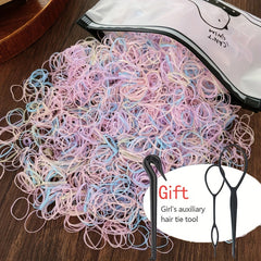1000pcs Candy Girl's Hair Braider Rubber Band Remover