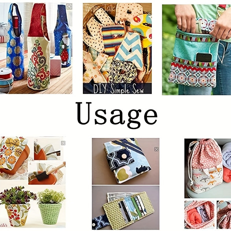 8pcs Cotton Fabric Patchwork DIY Doll Sewing Material Cloth