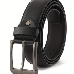 Men's PU Pin Buckle Leather Belt