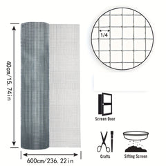 Galvanized Rolled Mesh Hardware Cloth Fencing - Protect Your Home and Garden
