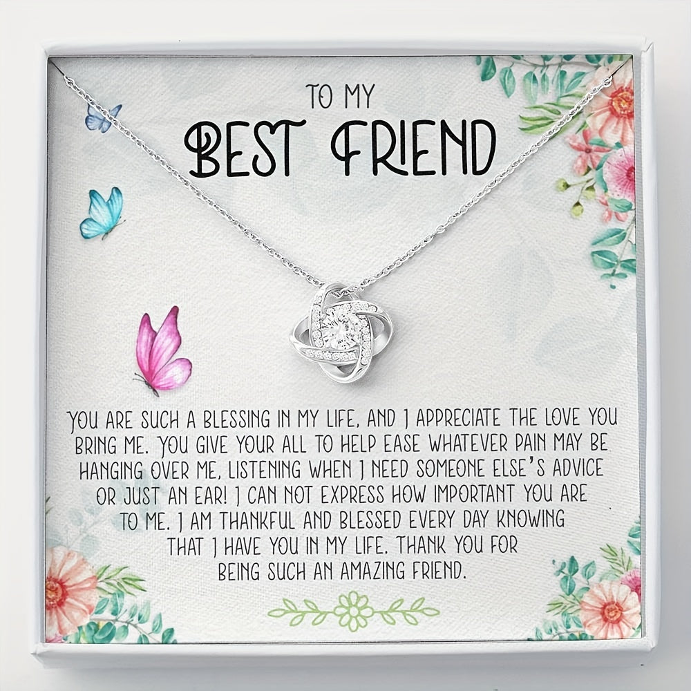 Love Knot Necklace Bff Birthday Gift Jewelry Gift