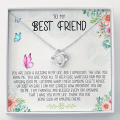 Love Knot Necklace Bff Birthday Gift Jewelry Gift