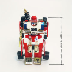 80s Race Car to Robot Toy Set for Kids