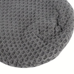 Velvet Woolen Beanie Hat with Ear Protection