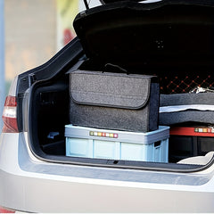 Car Storage Box Trunk Storage Bag Felt Foldable Car Storage Bag