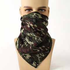 Men's Camouflage Square Scarf for Outdoor and Sport