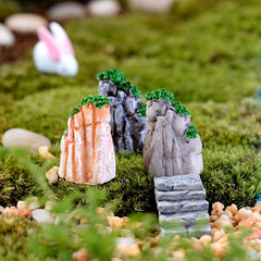3pcs Rockery Ornaments Transform Garden into Fairytale