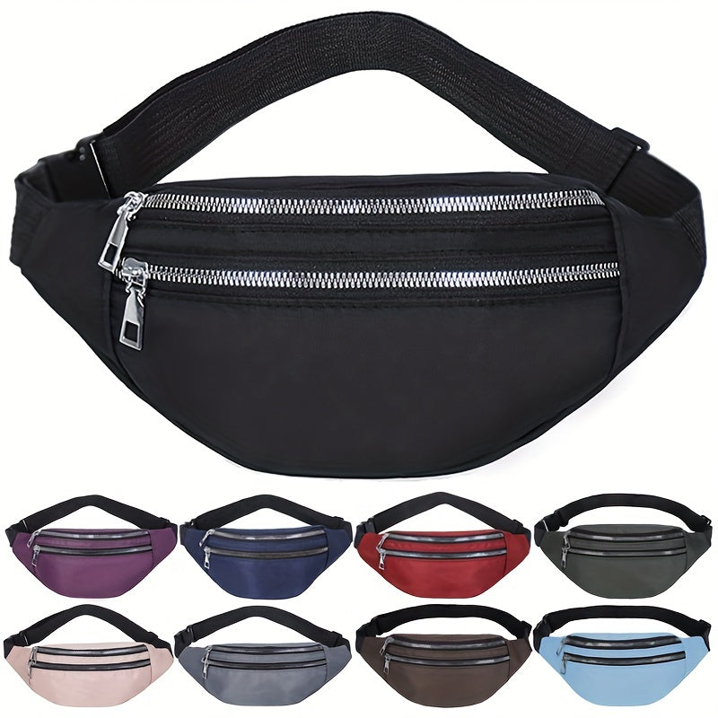 Durable Nylon Chest Bag Fanny Pack Travel Sport Waist Bag