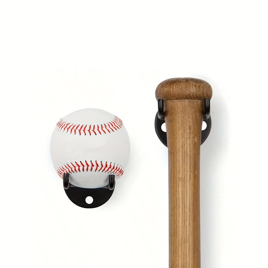 Wall Mounted Baseball Storage Rack Household Ball Display Rack