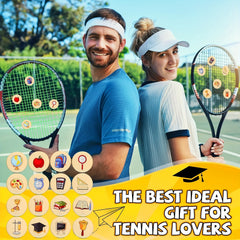 16pcs Funny Cartoon Silicone Tennis Dampener Set