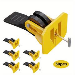 50pcs Tile Levelers Adjusters Plastic Workpieces Locators Floor Wall Spacers