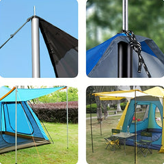 Adjustable Telescopic Tent Pole Set for Outdoor Canopy