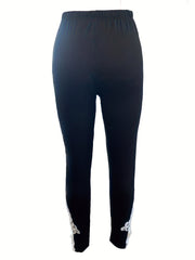 Solid Skinny Leggings Casual Women's Clothing