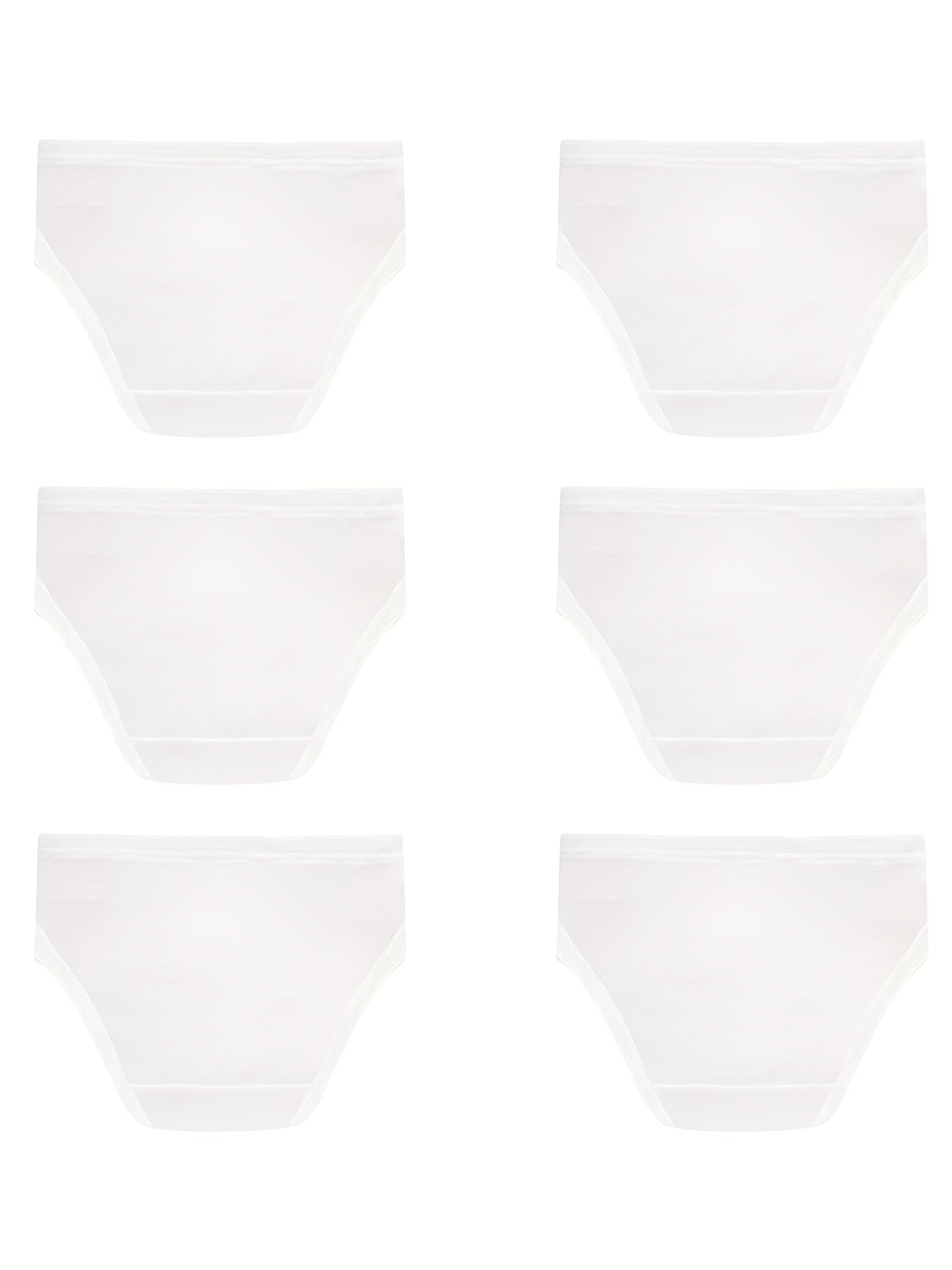 6pcs Girls Triangle Panties Soft Comfortable Underwear