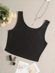 Crop Tank Top High Stretch Yoga Gym Tank Top