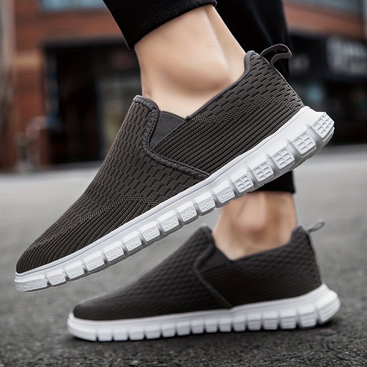 Men's Lightweight Slip-On Casual Shoes for Travel Jogging
