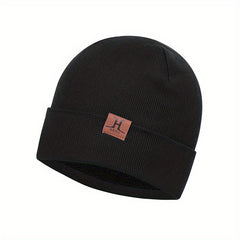 Cuffed Men's Warm Knitted Pullover Hat - Casual Style