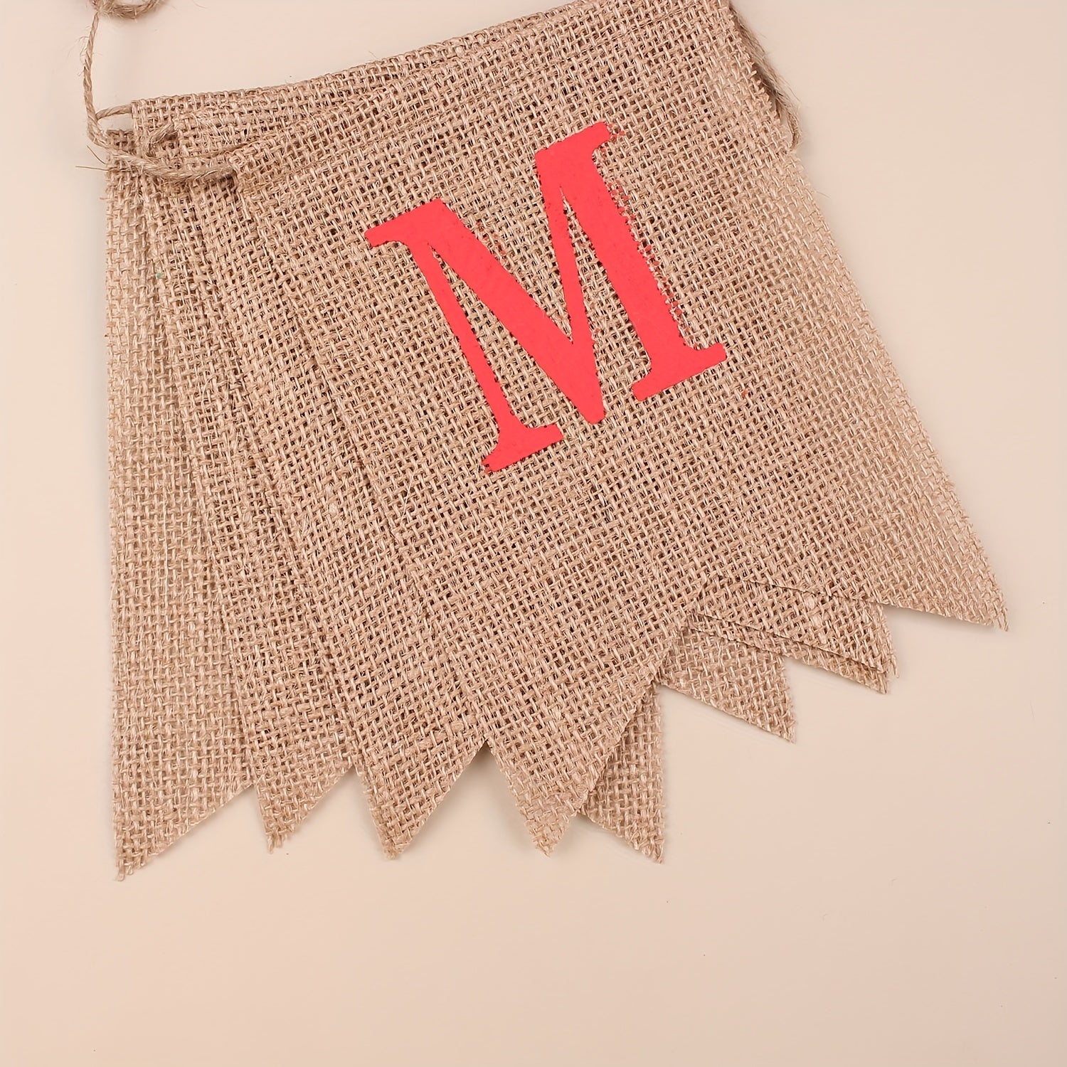 Jute Cloth Dovetail Flag Merry Christmas Banner Christmas Party Decoration