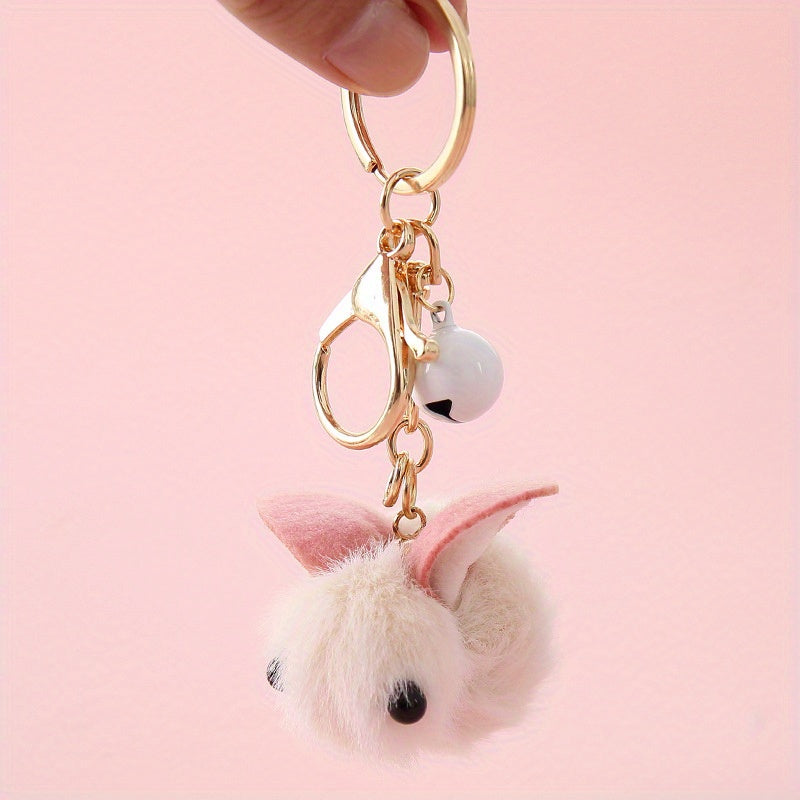 Cute Cartoon Rabbit Keychain Bunny Car Pendant Key Ring