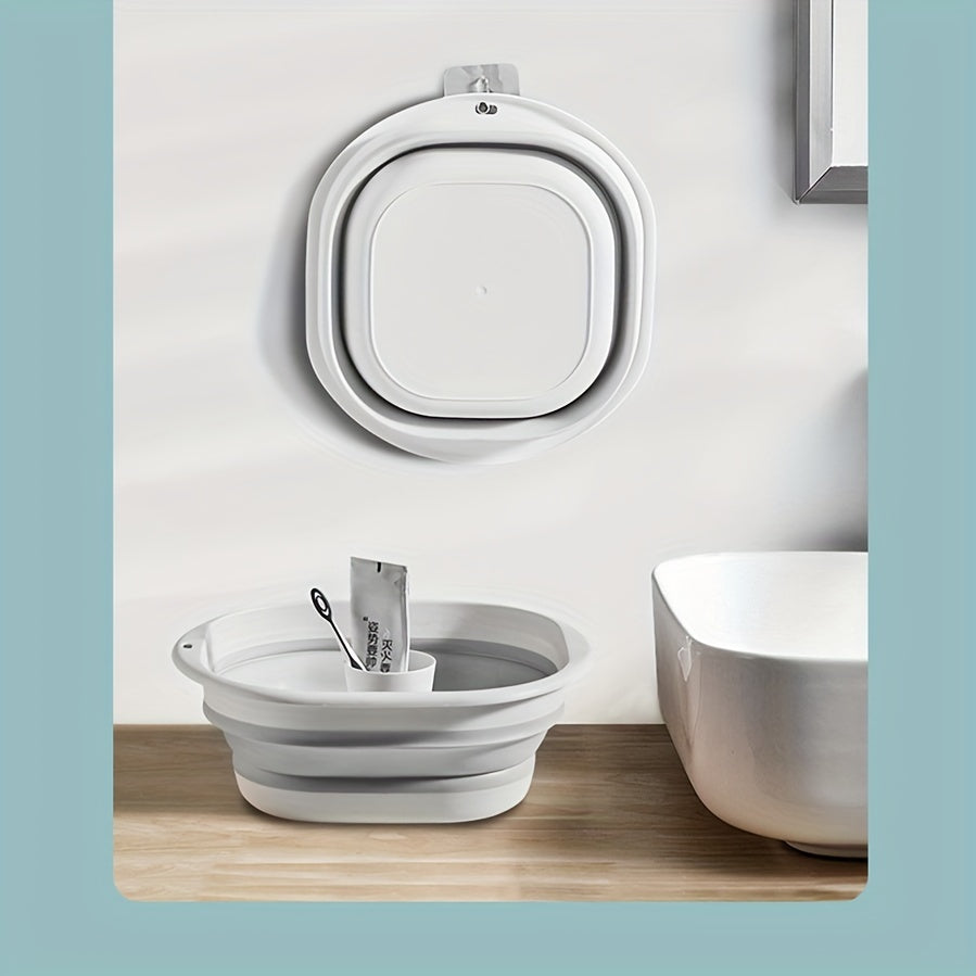 3pcs Collapsible Washbasin Portable Plastic Basin