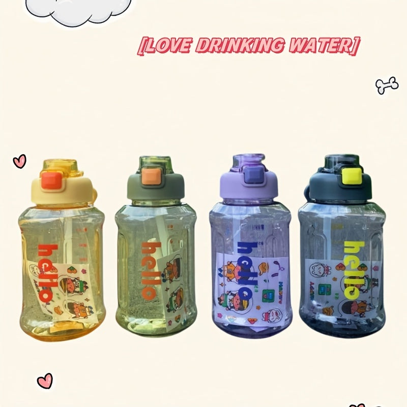 Large Capacity Portable Fitness Water Bottle for Outdoor Sports