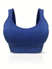 Women's Plus Seamless Fitness Backless Bra