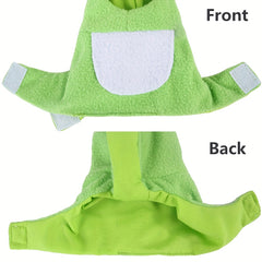 Funny Frog Pet Costume for Birds Creative Cosplay Outfit