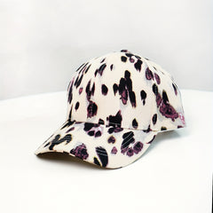 Leopard Print Baseball Cap Hip Hop Hot Stamping Sun Hat Adjustable Sunscreen Gol
