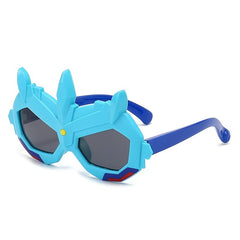 Boy's Polarized Sunglasses Silicone Cartoon Baby Hip hop Glasses