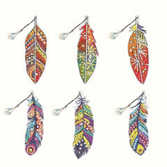 DIY Diamond Art Bookmarks Set with Tassels