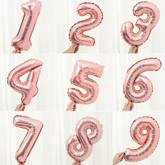 1pc Small Rose Golden Balloons Party Decor