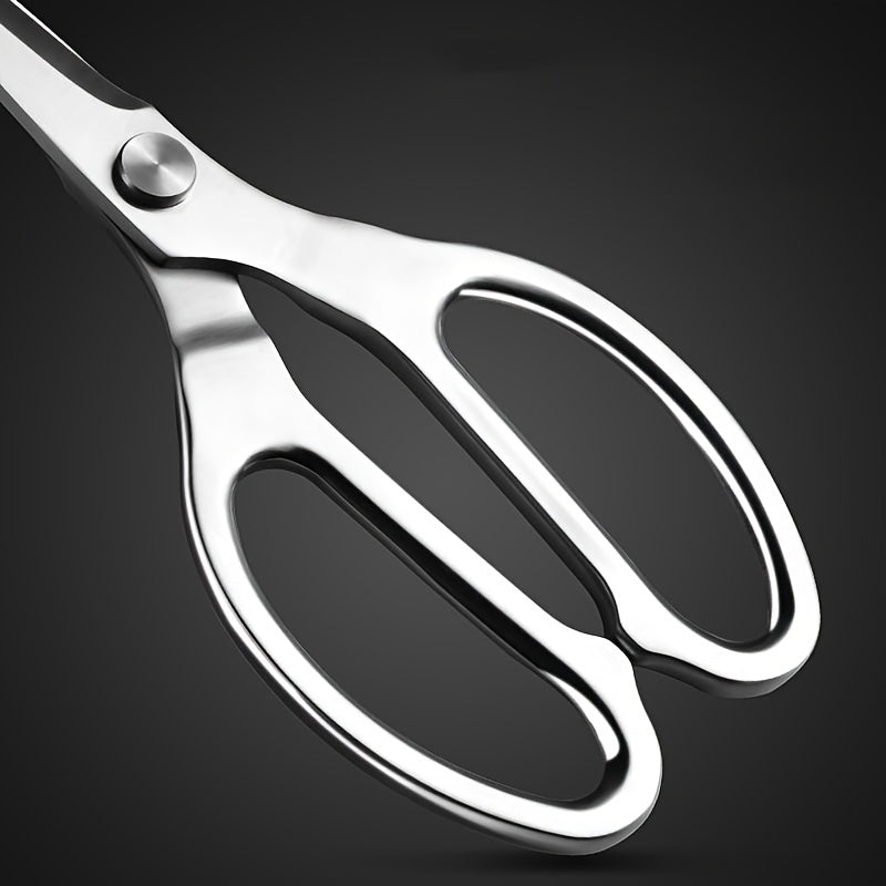 Stainless Steel Rotisserie Scissors Household Barbecue Steak Food Scissors