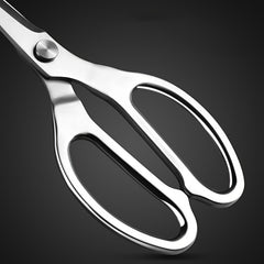 Stainless Steel Rotisserie Scissors Household Barbecue Steak Food Scissors